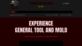 What Generaltoolandmold.com website looked like in 2019 (4 years ago)