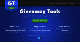 What Giveawaytools2.com website looked like in 2019 (4 years ago)