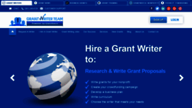 What Grantwriterteam.com website looked like in 2019 (4 years ago)