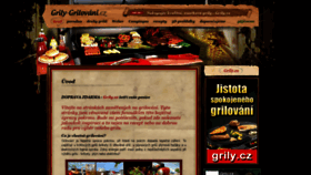 What Grily-grilovani.cz website looked like in 2019 (4 years ago)