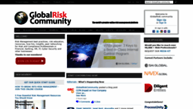 What Globalriskcommunity.com website looked like in 2019 (4 years ago)