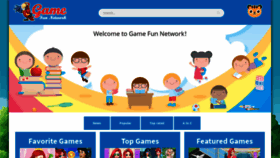 What Gamefunnetwork.com website looked like in 2019 (4 years ago)
