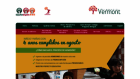 What Gimnasiovermont.edu.co website looked like in 2019 (4 years ago)