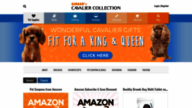 What Gingercavalier.com website looked like in 2019 (4 years ago)
