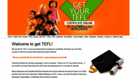 What Gettefl.com website looked like in 2019 (4 years ago)
