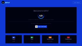 What Gdtot.com website looked like in 2019 (4 years ago)