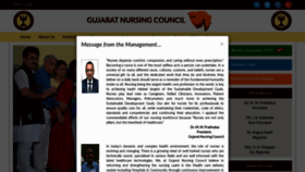 What Gujaratnursingcouncil.org website looked like in 2019 (4 years ago)
