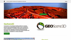 What Geoscene3d.com website looked like in 2019 (4 years ago)