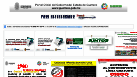 What Guerrero.gob.mx website looked like in 2019 (4 years ago)