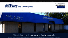 What Garyksmithinsurance.com website looked like in 2019 (4 years ago)