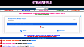 What Gitsambalpuri.in website looked like in 2019 (4 years ago)