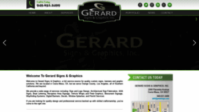 What Gerardsigns.com website looked like in 2019 (4 years ago)