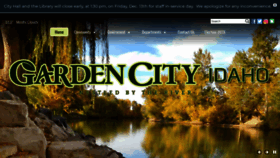 What Gardencityidaho.org website looked like in 2019 (4 years ago)