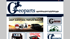 What Geoparts.ge website looked like in 2019 (4 years ago)