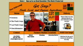 What Gotsoupseattle.com website looked like in 2019 (4 years ago)