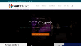 What Gcfchurch.org website looked like in 2019 (4 years ago)