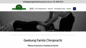 What Geebungfamilychiropractic.com.au website looked like in 2019 (4 years ago)