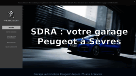 What Garage-sevres-peugeotsdra.fr website looked like in 2019 (4 years ago)