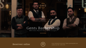 What Gents-barbershop.nl website looked like in 2019 (4 years ago)