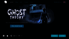 What Ghost-theory.com website looked like in 2019 (4 years ago)