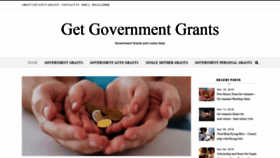 What Getgovtgrants.com website looked like in 2019 (4 years ago)