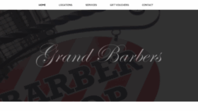 What Grandbarbers.ie website looked like in 2019 (4 years ago)