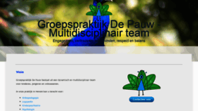 What Groepspraktijkdepauw.be website looked like in 2019 (4 years ago)