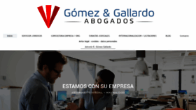 What Gomezgallardo.com website looked like in 2019 (4 years ago)