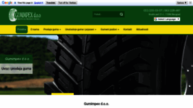 What Gumimpex.com website looked like in 2019 (4 years ago)