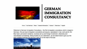 What German-immigration-consultancy.com website looked like in 2019 (4 years ago)