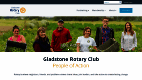 What Gladstonerotary.org website looked like in 2019 (4 years ago)