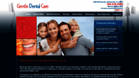 What Gainesvilledentist.com website looked like in 2019 (4 years ago)