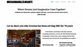 What Grecianokc.com website looked like in 2019 (4 years ago)