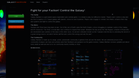 What Galaxywarfare.com website looked like in 2019 (4 years ago)