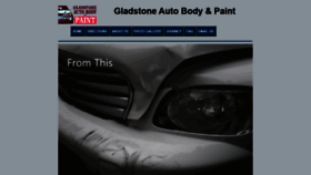 What Gladstoneautobody.com website looked like in 2019 (4 years ago)