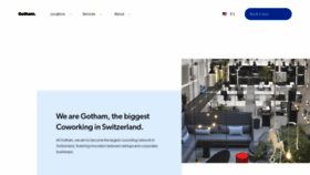 What Gothamco.com website looked like in 2019 (4 years ago)