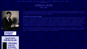What Gordonjacob.net website looked like in 2019 (4 years ago)