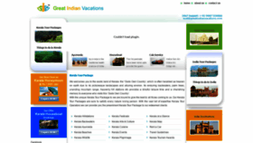 What Greatindianvacations.com website looked like in 2019 (4 years ago)