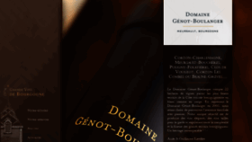 What Genot-boulanger.com website looked like in 2019 (4 years ago)
