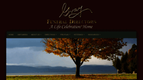 What Grayfuneralhomes.com website looked like in 2019 (4 years ago)