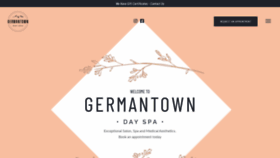 What Germantowndayspa.com website looked like in 2019 (4 years ago)