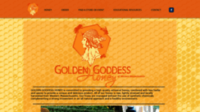 What Goldengoddesshoney.com website looked like in 2019 (4 years ago)