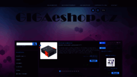What Gigaeshop.cz website looked like in 2019 (4 years ago)