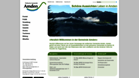 What Gemeinde-amden.ch website looked like in 2019 (4 years ago)