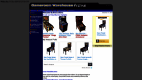 What Gameroomwarehouse.com website looked like in 2019 (4 years ago)