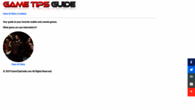 What Gametipsguide.com website looked like in 2019 (4 years ago)