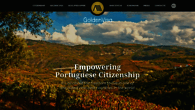 What Goldenvisaportugal.pt website looked like in 2019 (4 years ago)