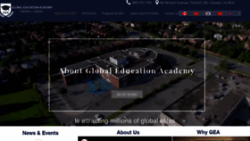 What Geacademy.ca website looked like in 2019 (4 years ago)