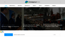 What Gminadygowo.pl website looked like in 2019 (4 years ago)