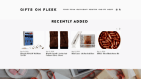 What Giftsonfleek.com website looked like in 2019 (4 years ago)